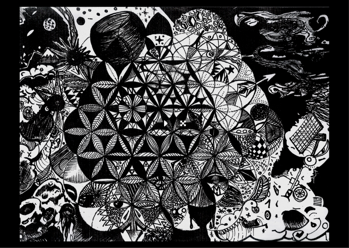 Black Flow Immersive Artwork